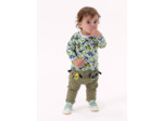 Pantalon kaki à animation chien pour bébé garçon