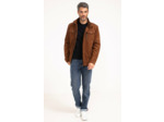 Blouson Geo Suede Camel