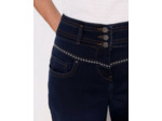 Jean long slim MARINE Femme