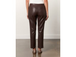 Pantalon 7/8 cigarette uni MARRON Femme