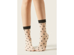 Chaussettes à motif cœurs intégral
