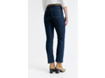 Pantacourt denim broderie lurex