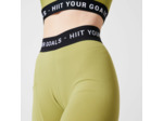 Legging long confort et douceur cardio training femme Vert Olive