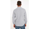 Chemise Manches Longues À Carreaux Dobby