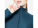 Veste zippée femme, bleue