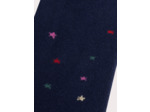 Collant marine à motif étoiles multicolores pour fille
