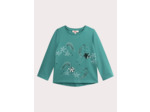 T-shirt turquoise imprimé cheval pour fille