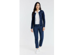 Cardigan bi-matière