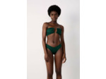 Bandeau haut de maillot détail anneau satiné