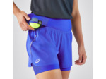 Short de tennis hip ball femme - TSH DRY HIP BALL F Bleu électrique