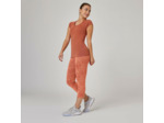 Legging fitness majorité coton 7/8 galbant terra cotta
