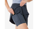 Jupe short de randonnée femme, MH500 bleu