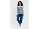 Tee-shirt rayé manches 3/4