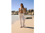Pantalon fluide élastiqué,Pantalon fluide élastiqué;${refinementColor}