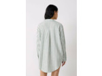 Chemise en lin rayée