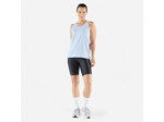 Short cycliste running femme - kiprun run 100 noir
