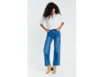 Pantalon denim coupe large