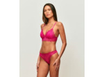 Soutien-gorge triangle push-up en dentelle