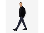 Pantalon de costume slim à carreaux - Bleu foncé