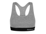 Brassière de fitness maintien modéré femme, grise