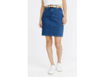 Jupe en denim genoux et ceinture
