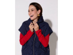 Manteau mi-long uni MARINE Femme