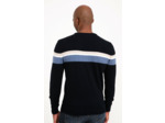 Pull Col Rond Rayure Placée