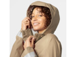 Veste pluie velo ville visibilite nuit 540 femme beige