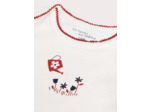 Lot de 2 body manches longues à imprimé petites fleurs pour bébé fille