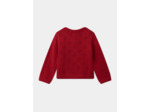 Cardigan brodé fleurs
