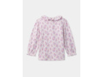 Pyjama rose imprimé fleuri Fille