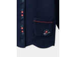 Gilet à broderies fleurs