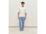 Pantalon en coton à rayures