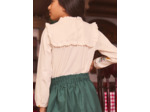 Blouse en jersey brodée