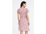 Robe plissée imprimée