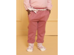 Pantalon avec ceinture fleuri