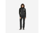 Polaire de randonnée hybride chaude homme, MH900 Mountain noir