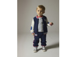 Pantalon en maille bleu marine pour bébé garçon
