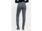 Pantalon Maille Slim Bouton Fantaisie