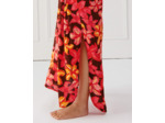 Robe longue à motifs