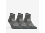 CHAUSSETTES DE TENNIS MI-HAUTES DECATHLON RS 500 GRIS LOT DE 3