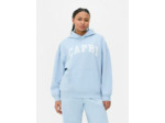 Sweat à capuche oversize à motif