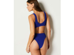 Bikini high leg en matière extensible bas de maillot