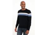 Pull Col Rond Rayure Placée