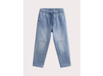 Jean denim bleu doublé chaud double knee pour garçon