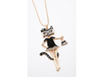 Sautoir Pendentif Chat