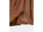 Robe chasuble marron en velours