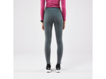 Legging chaud de running Femme- KIPRUN Run 500 Warm Vert fumé