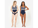 Maillot de bain 1 pièce forte poitrine natation Femme - Mia all mini bleu