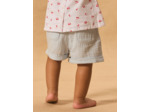 Short en double gaze de coton